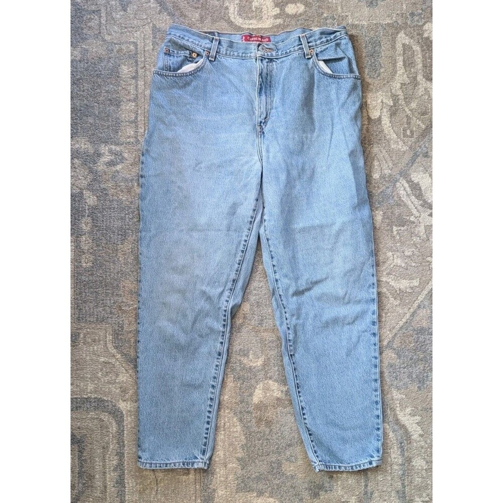 Levis 550 Jeans 36x29 Relaxed Fit Straight Classic Grunge Denim Blue 18M Vtg